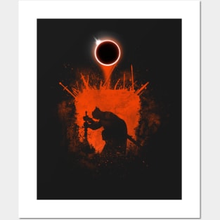 Fire Eclipse (Ember version) Posters and Art